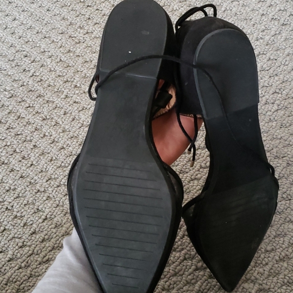 tie up flat pointy toe flats - Picture 2 of 3